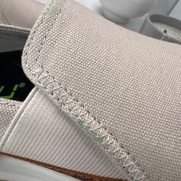 New Kuru ROAM Atla Canvas Slip On Sneaker Sand Women 9.5 NWD Plantar Fasciitis - Picture 8 of 11